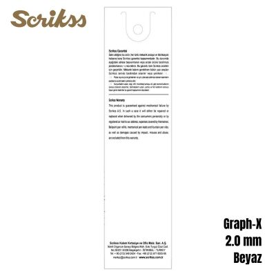 Scrikss Versatil Graph-X 2.00mm Beyaz - 2
