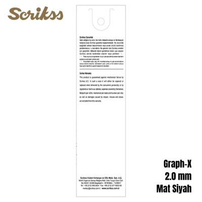 Scrikss Versatil Graph-X 2.00mm Mat Siyah - 2