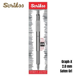 Scrikss Versatil Graph-X 2.00mm Saten Gri - 1