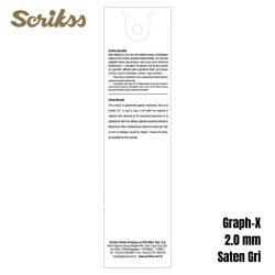 Scrikss Versatil Graph-X 2.00mm Saten Gri - 2