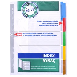 Serve Ayraç Klasik 5 Renkli - Serve