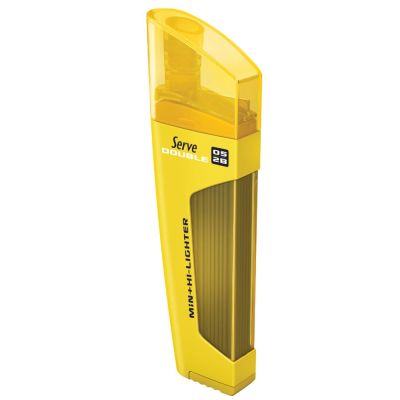 Serve Double Fosforlu Kalem + Kalem Ucu 2B 0.5 mm Sarı - 1