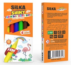 Silka Shiny Kuru Boya 6 Renk ½ Boy - Silka
