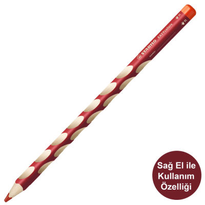 Stabilo Easycolors Sağ - Kiraz Kırmızısı - 1