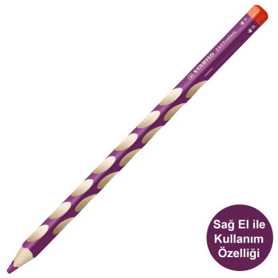 Stabilo Easycolors Sağ - Menekşe Kırmızısı - 1