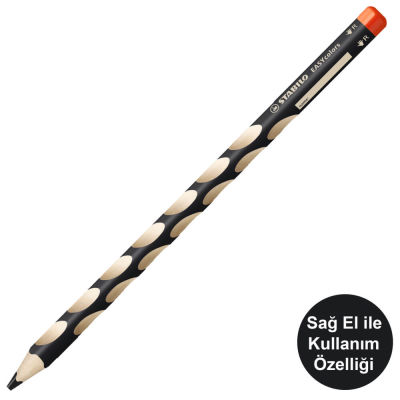 Stabilo Easycolors Sağ - Siyah - 1