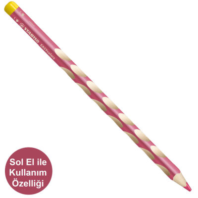 Stabilo Easycolors Sol - Pembe - 1