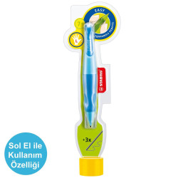 Stabilo Easyergo 1.4 HB Sol El Uçlu Kalem Açık Mavi - Koyu Mavi - Stabilo