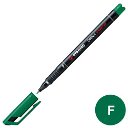 Stabilo OHpen Permanent (F) 0.7mm - Yeşil - Stabilo