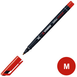 Stabilo - Stabilo OHpen Permanent (M) 1.0mm - Kırmızı