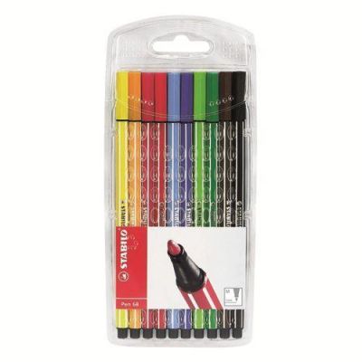 Stabilo Pen 68 10 Renk Askılı Paket - 1