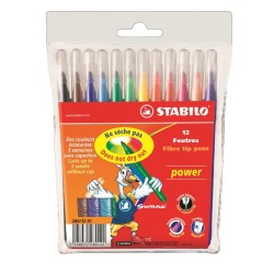 Stabilo Power Keçeli Kalem 12 li Paket - Stabilo