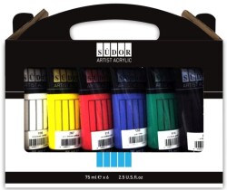 Südor Akrilik Tüp Set 6x75 ml - Südor