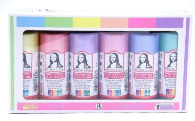 Südor Monalisa Akrilik Boya Seti 6 Renk x 70 ml. - 1