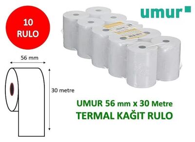 Umur 56x30mt Termal Rulo - 10 lu - 1