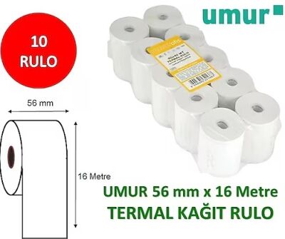 Umur Termal Rulo 56x16 - 10'lu pk. - 1