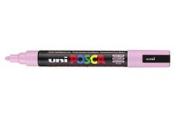 Uni PC-5M Posca Renkli Poster Markörü (1.8-2.5 mm) Açık Pembe - Uni-Ball