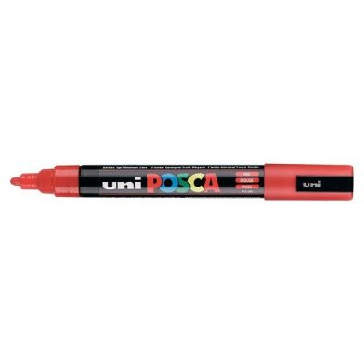 Uni PC-5M Posca Renkli Poster Markörü (1.8-2.5 mm) Kırmızı - 1