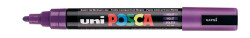 Uni PC-5M Posca Renkli Poster Markörü (1.8-2.5 mm) Mor - Uni-Ball