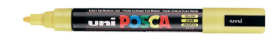 Uni PC-5M Posca Renkli Poster Markörü (1.8-2.5 mm) Sarı - 1