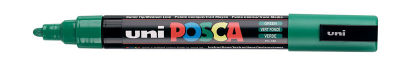 Uni PC-5M Posca Renkli Poster Markörü (1.8-2.5 mm) Yeşil - 1