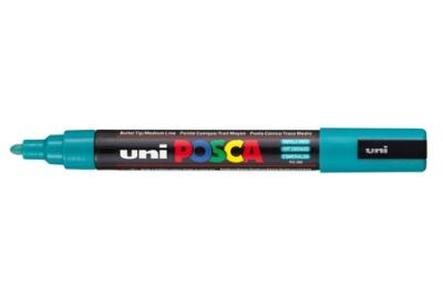 Uni PC-5M Posca Renkli Poster Markörü (1.8-2.5 mm) Zümrüt Yeşili - 1