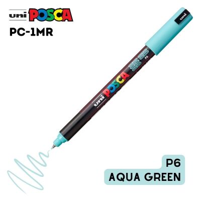 Uni Posca PC-1MR Renkli Poster Markörü (0.7 mm) Su Yeşili - 2