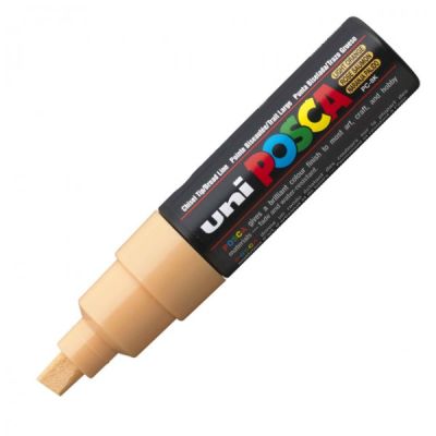 Uni Posca PC-8K Renkli Poster Markörü (0.8 mm) Açık Turuncu - 1