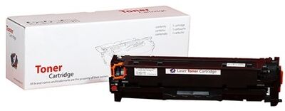 XBox HP CC531A-CE411A-CF381A & CANON CRG-718 (2.8K) Mavi Muadil Toner - 1