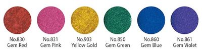 Zig Suluboya Pigment Gem Color MC20-GC/6V 6 Renk - 2